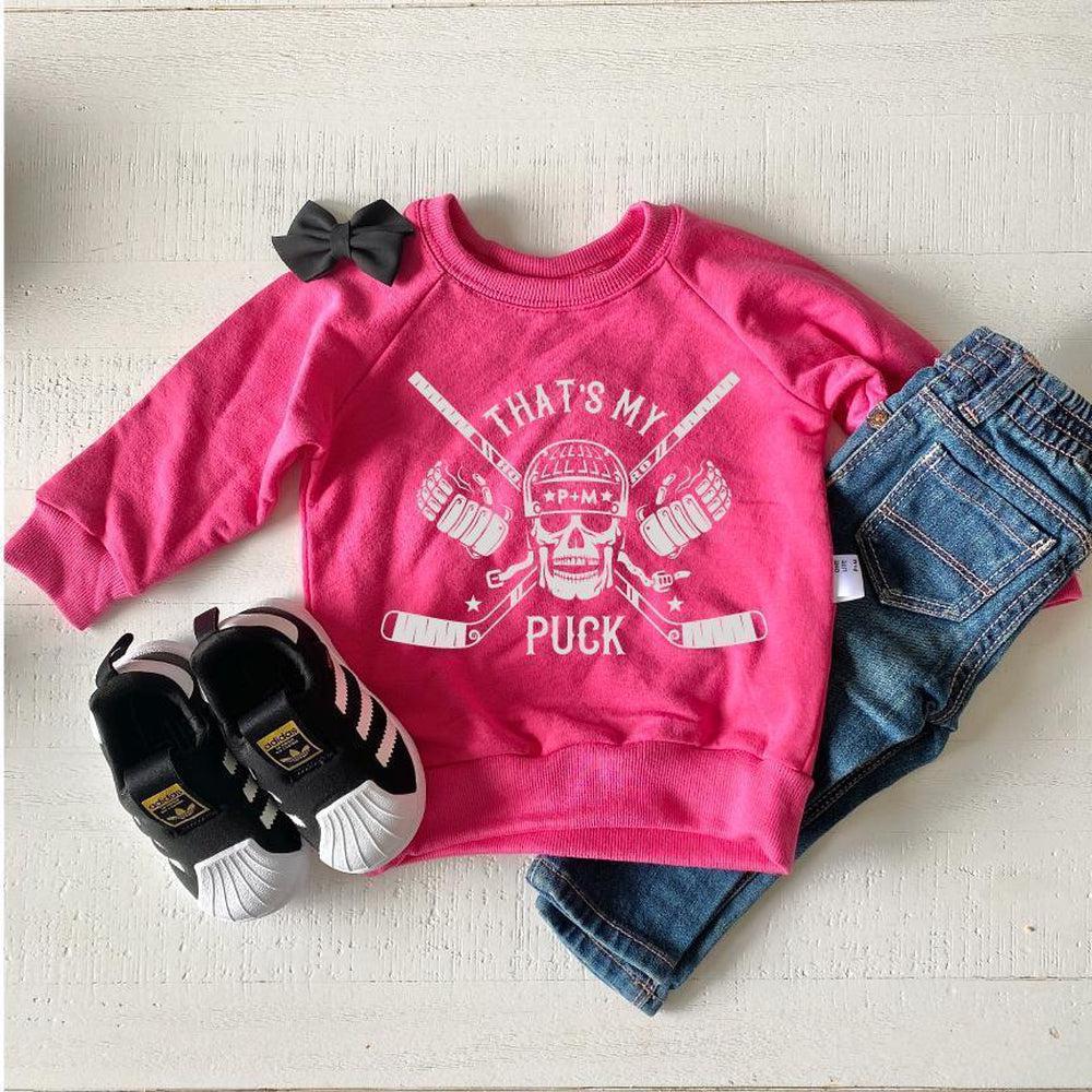 That's My Puck Sweatshirt-Portage and Main-Trendy Kids Clothes by Portage and Main